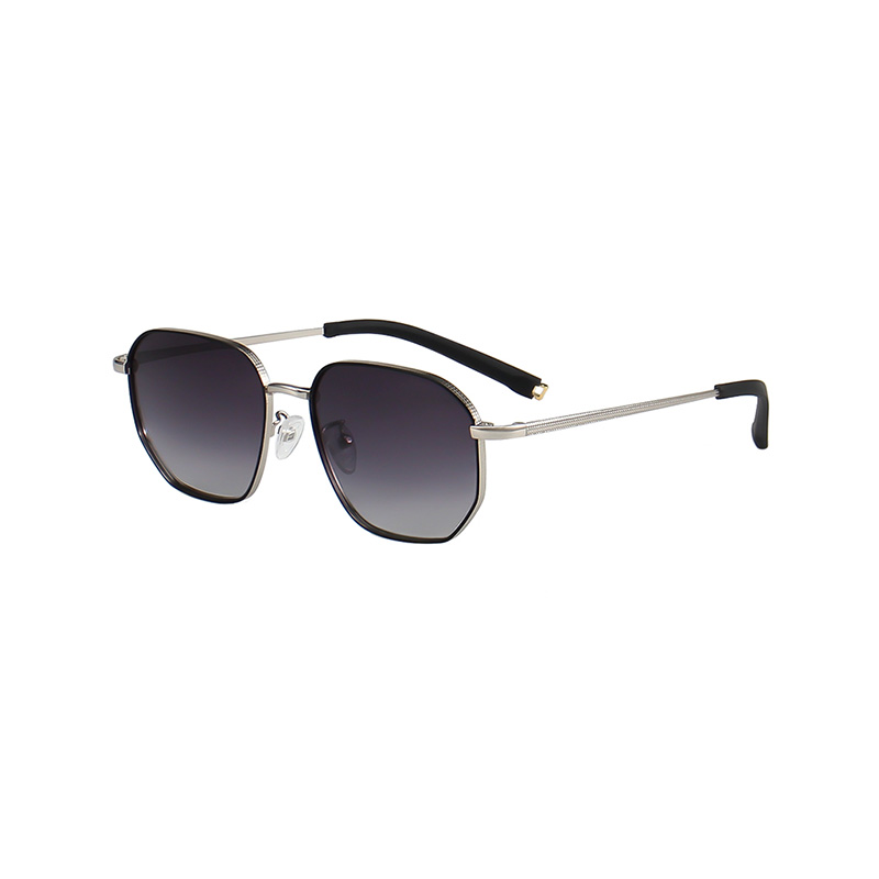 P29021 Gafas de sol de moda para hombre con montura metálica