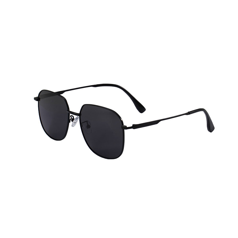 P29063 Gafas de sol polarizadas con montura cuadrada de metal para hombre