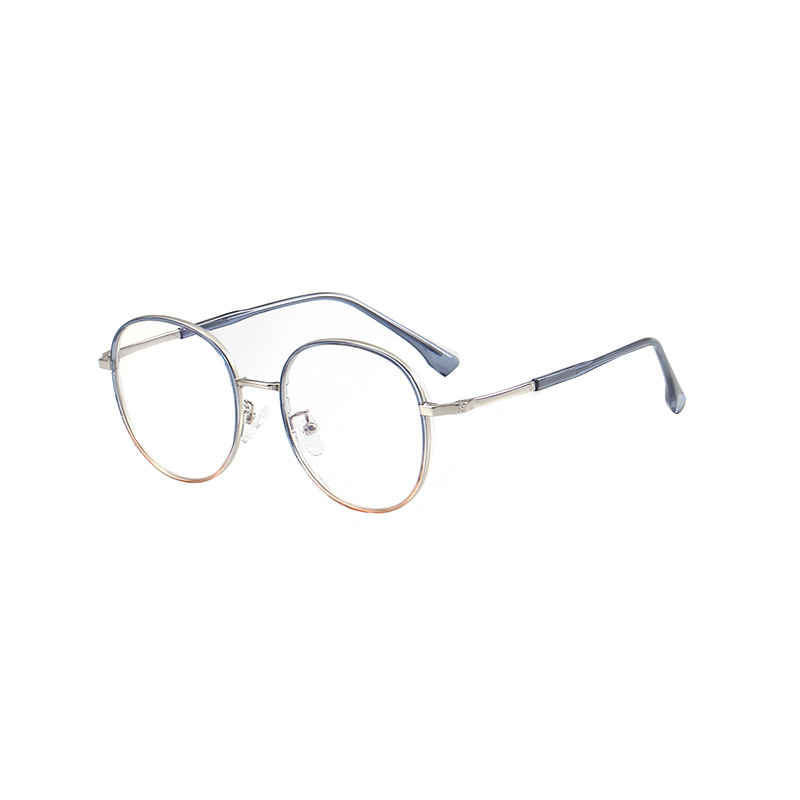 M2380 Gafas de lectura redondas vintage con luz azul