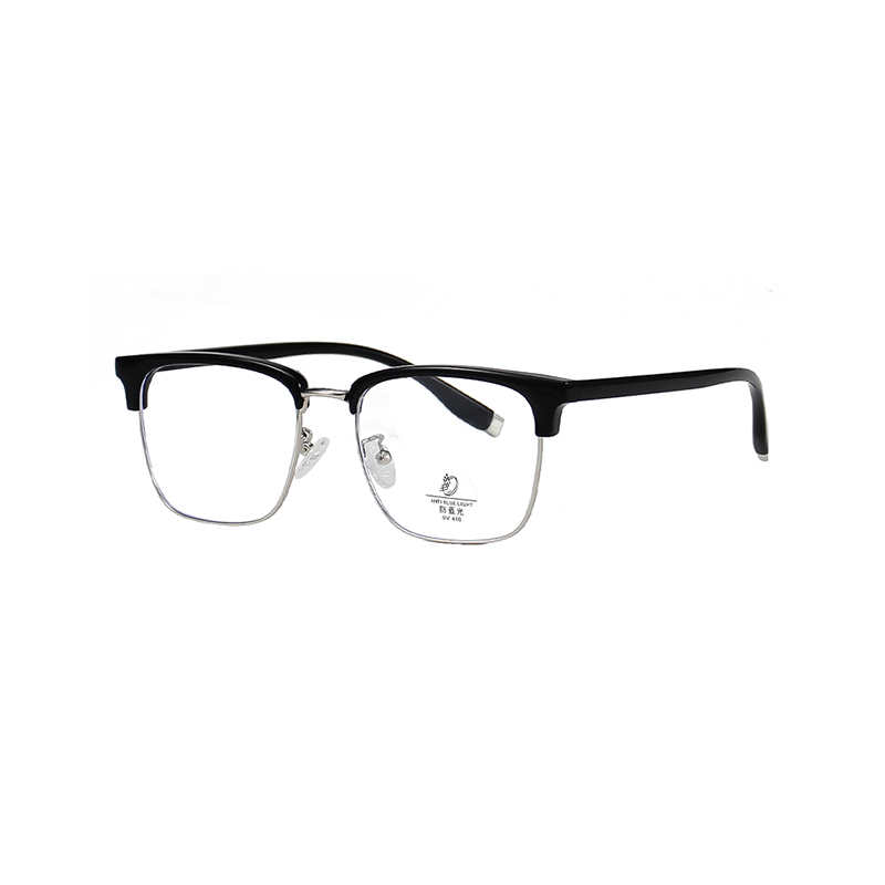 H6606 Gafas de luz semiazul unisex Browline Design